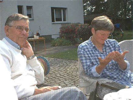 Opa Paul und Muddi haben die Waffeln auch geschmeckt!